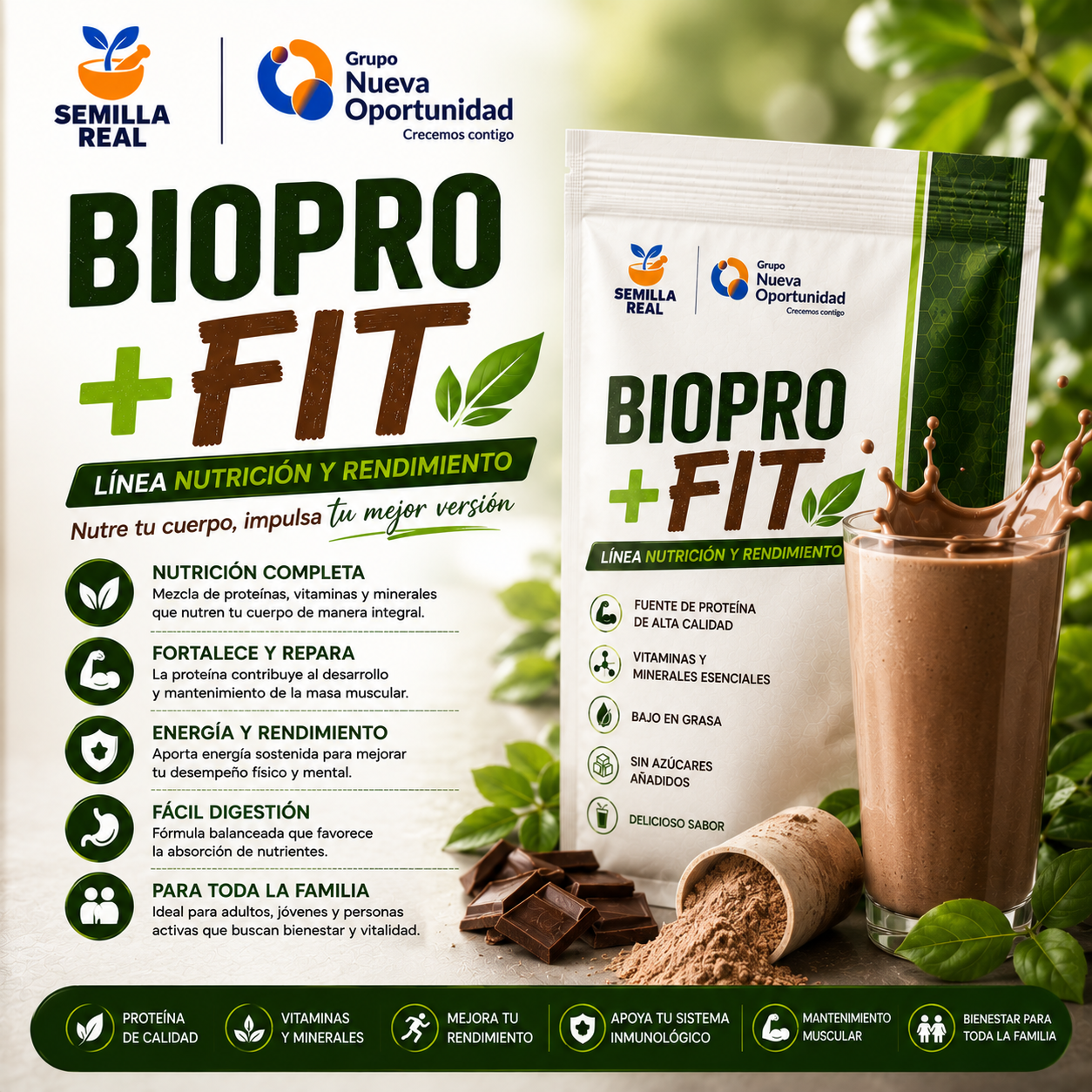 BIOPRO+ FIT de Semilla Real