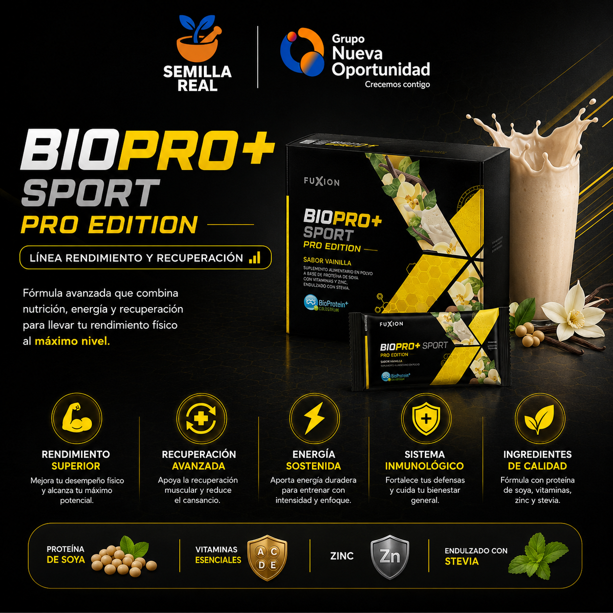 BIOPRO SPORT Pro Edition de Semilla Real