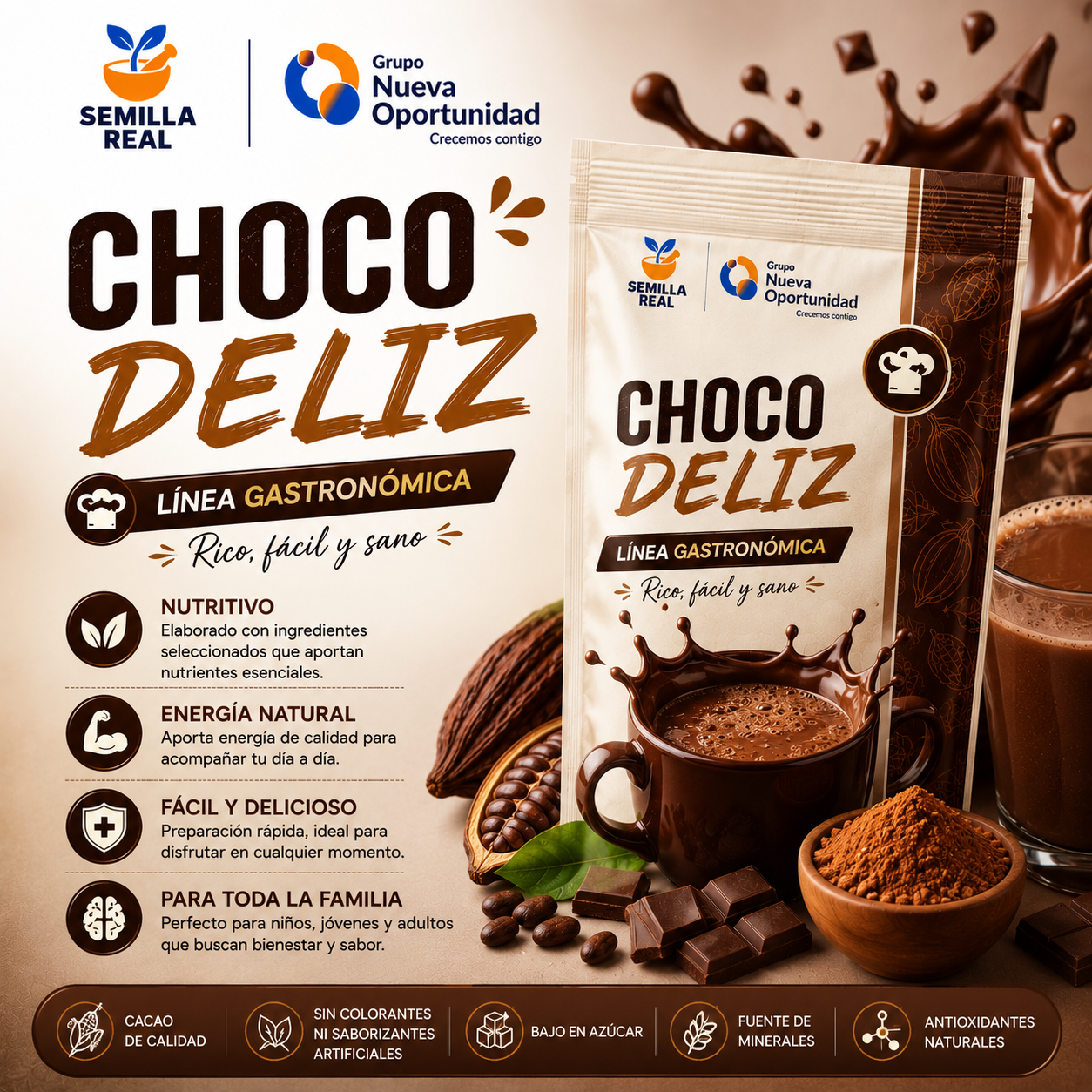 CHOCO DELIZ de Semilla Real
