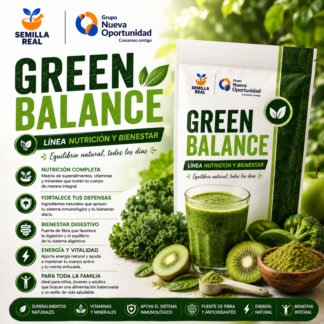 GREEN BALANCE de Semilla Real