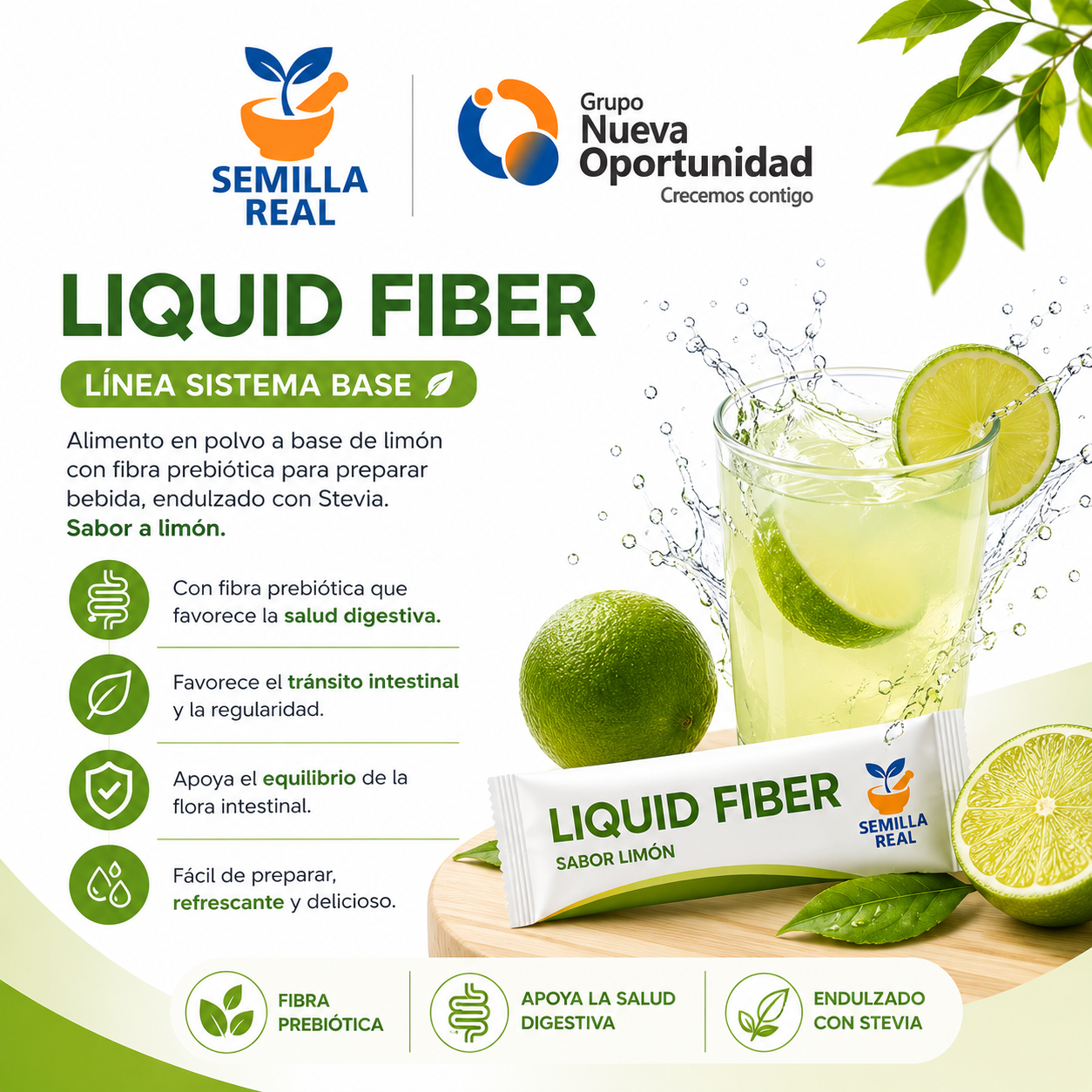 LIQUID FIBRA de Semilla Real