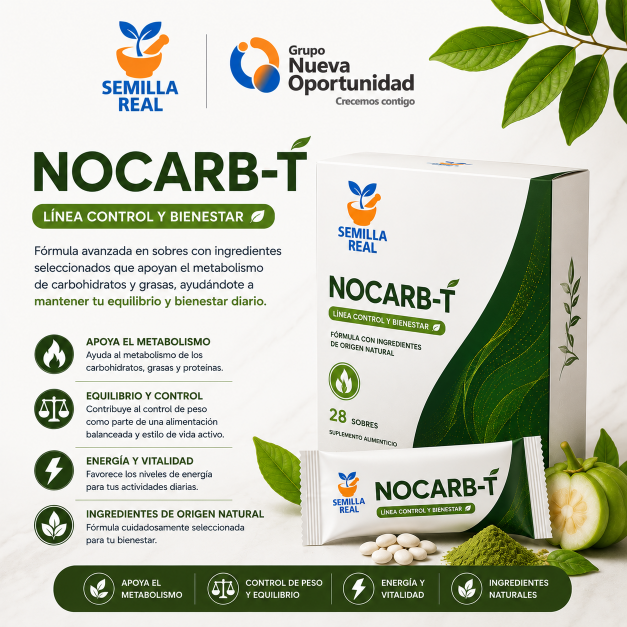 NOCARB-T de Semilla Real