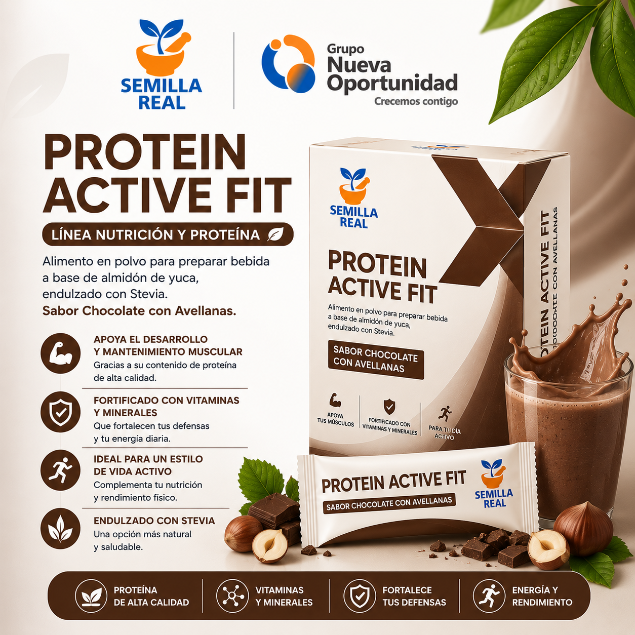 Protein Active FIT de semilla real